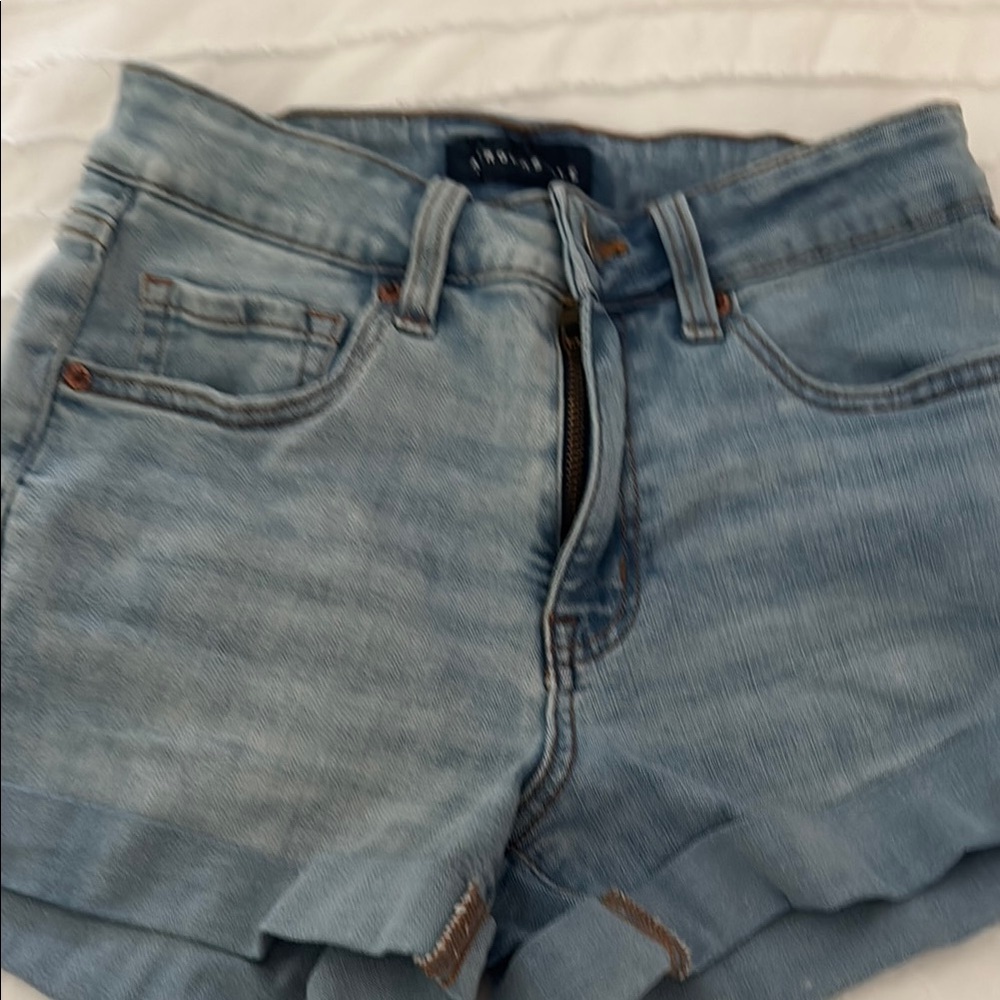 Aeropostale Light Blue Women's Denim Shorts